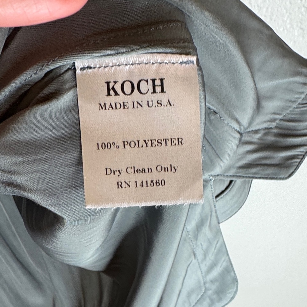 KOCH Fern Pullover Boho Crotchet Charcoal / Greige Relaxed Blouse - XS - Picture 11 of 14